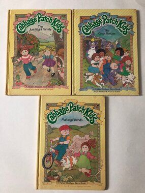 Vintage Cabbage Patch Kids 1984 Hardcover Book LOT of 3